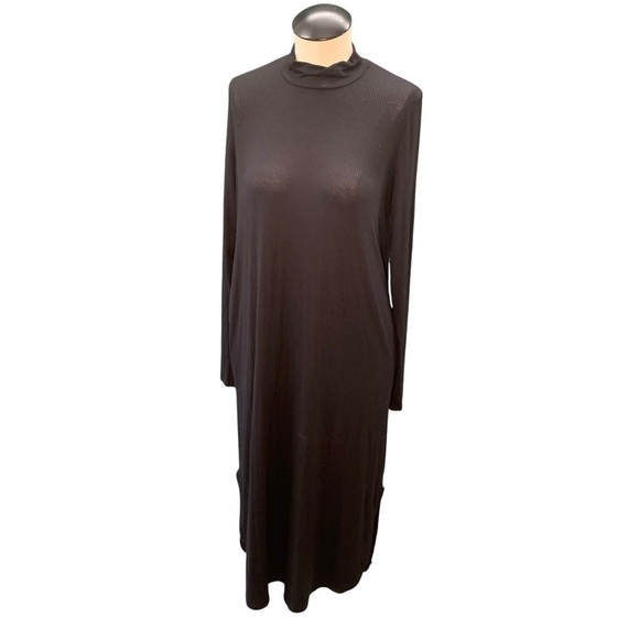 Show Me Your MuMu Black Sheath Maxi Dress - Size M - Picture 1 of 7
